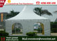 υπαίθρια έκθεση 6x6m PVC σκηνή παγοδών με την πώληση παραθύρων PVC προμηθευτής